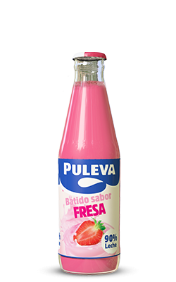 Batido Puleva fresa envase de cristal 200 ml