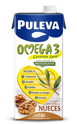Leche Puleva Omega 3 desnatada con nueces