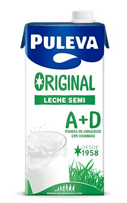 Leche Puleva A+D semidesnatada brik