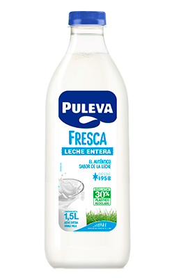 Leche Puleva Fresca entera con leche de Pastoreo y bienestar animal Leche Puleva Fresca entera