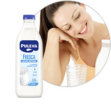 Disfruta de la calidad del sabor de la leche con Leche Puleva Fresca