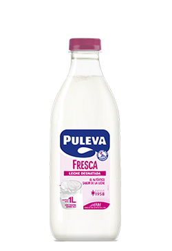 Leche Puleva Fresca desnatada con leche de Pastoreo y bienestar animal