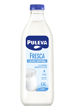 Leche Puleva Fresca entera con leche de Pastoreo y bienestar animal