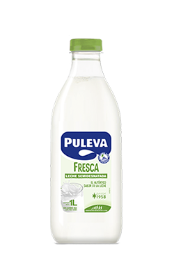 Leche Puleva Fresca semidesnatada con leche de Pastoreo y bienestar animal