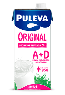 Leche Puleva Original A+D Desnatada brik 1l