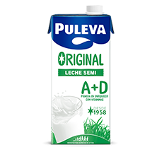 La leche natural de toda la vida leche Puleva entera