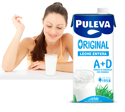 Leche Puleva - Varios tipos