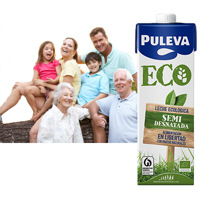 PULEVA Eco, leche semidesnatada