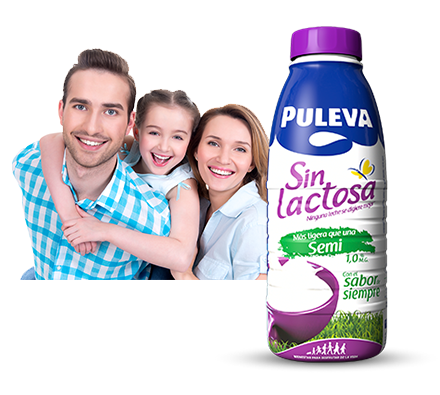 Leche semidesnatada sin lactosa de Puleva Mañanas Ligeras