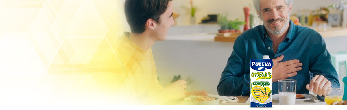 Omega 3 un desayuno para toda la familia Puleva Omega 3 con Proessentia