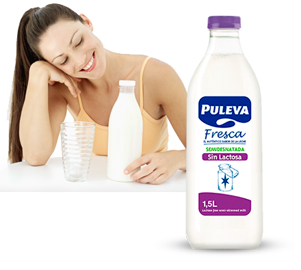 Leche Puleva Fresca Semidesnatada Sin Lactosa