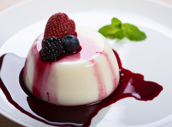 Receta con nata: Pannacotta