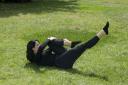 Ejercicio 5: Serie abdominal: Single stretch