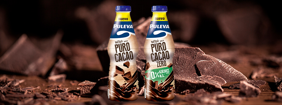 Puleva presenta su nueva gama de Batidos Puro Cacao y Puro Cacao Zero