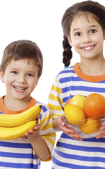 Importancia de la fruta para los niños