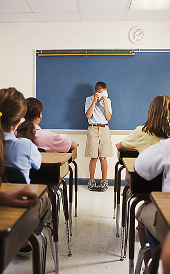 Nervios ante exámenes de los escolares