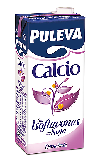 leche con calcio e isoflavonas