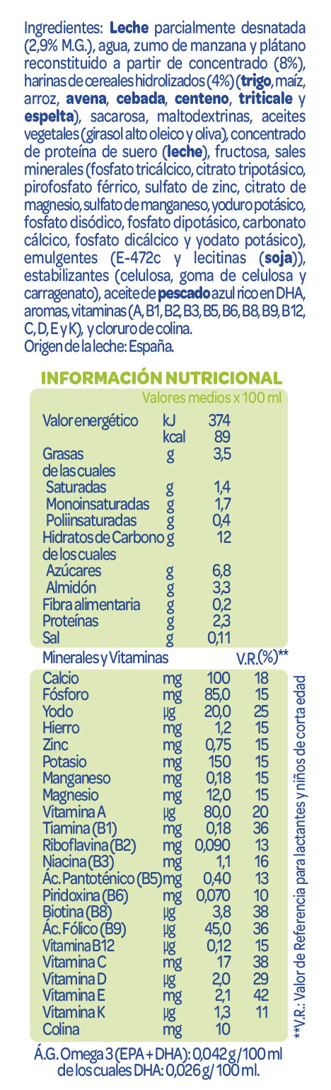 Puleva Peques 3 con Fruta y Cereales Crecimiento de 12 a 36 meses 10 Packs  de 3 x 200ml : : Alimentación y bebidas