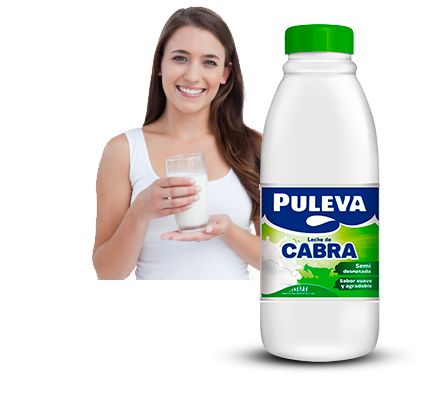 Prueba la leche Puleva de cabra semidesnatada.