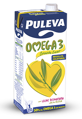Puleva Omega 3 leche desnatada que te ayuda a regular el colesterol