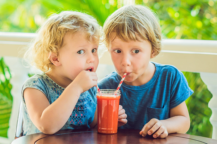 Meriendas saludables para niños