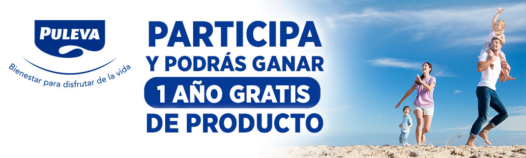 Participa y podrás ganar 1 año gratis de productos PULEVA