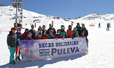 Puleva beca a 11 jóvenes esquiadores