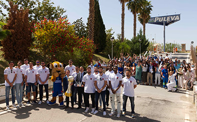 Fundación CB Granada celebra su ascenso a ACB