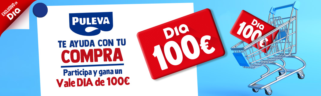 Participa en el sorteo de 25 tarjetas DIA de 100 euros