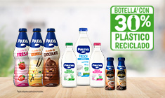 Puleva introduce un 30% de PET reciclado en sus botellas