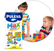 Leche Puleva Max ideal para niños a partir de 3 años