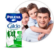 Leche Puleva Vita Calcio Semidesnatada con calcio natural