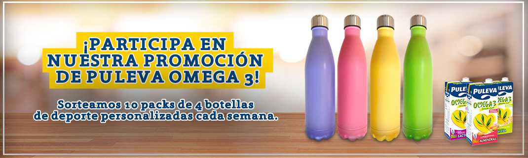 Botella de deporte Puleva Omega 3