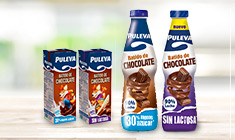 Puleva reduce en un 30% el contenido de azúcar en la receta de Batido Puleva de chocolate y lanza la variedad sin lactosa