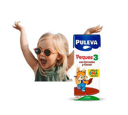 Puleva Puleva Leche de crecimiento con cereales y cacao, de 12 a 36 meses puleva  Peques 3 3 x 200 ml