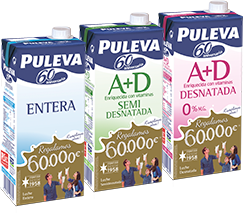 Participa con los códigos de los tapones de nuestros packs de leche Entera, A+D Semi y A+D Desnatada.