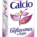 Leche con calcio e isoflavonas de soja