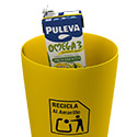Puleva incorpora un nuevo tapón atado a sus envases de 1 litro para favorecer el reciclaje