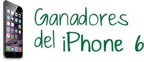 ganadores del iPhone 6