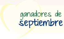 ganadores de septiembre
