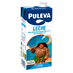 Brick PULEVA Clásica Ligera 1L con personaje Vaiana Disney