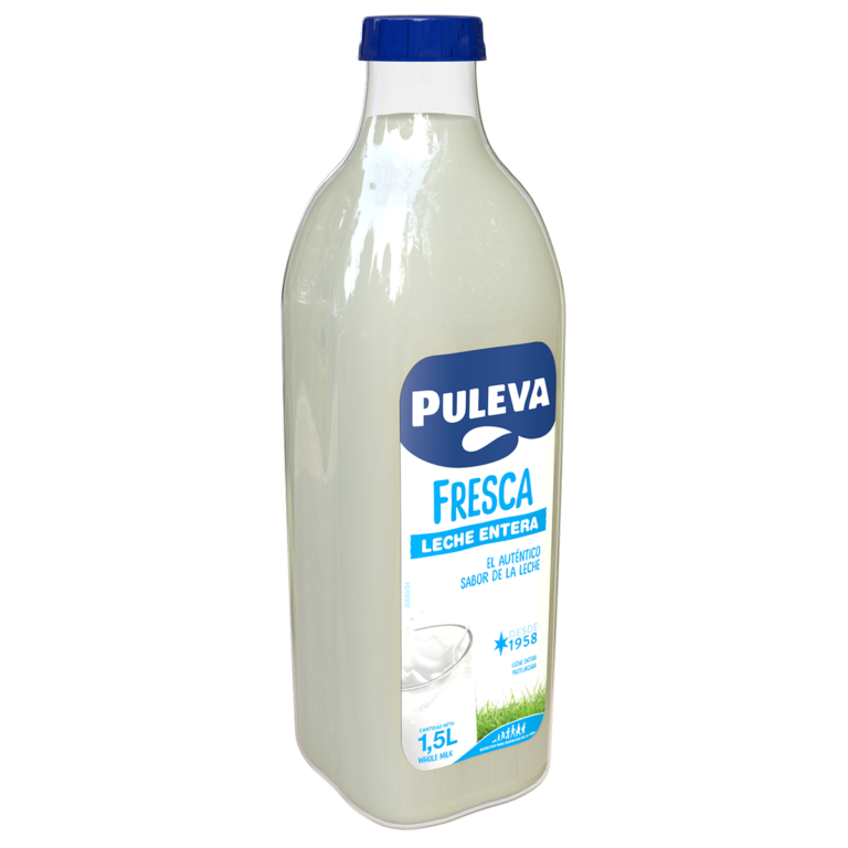 Botella de leche fresca PULEVA 1.5L entera
