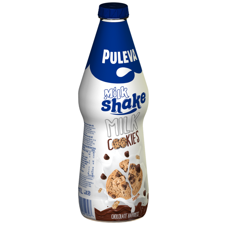 Botella PULEVA Milk shake sabor galletas chocolate cookies