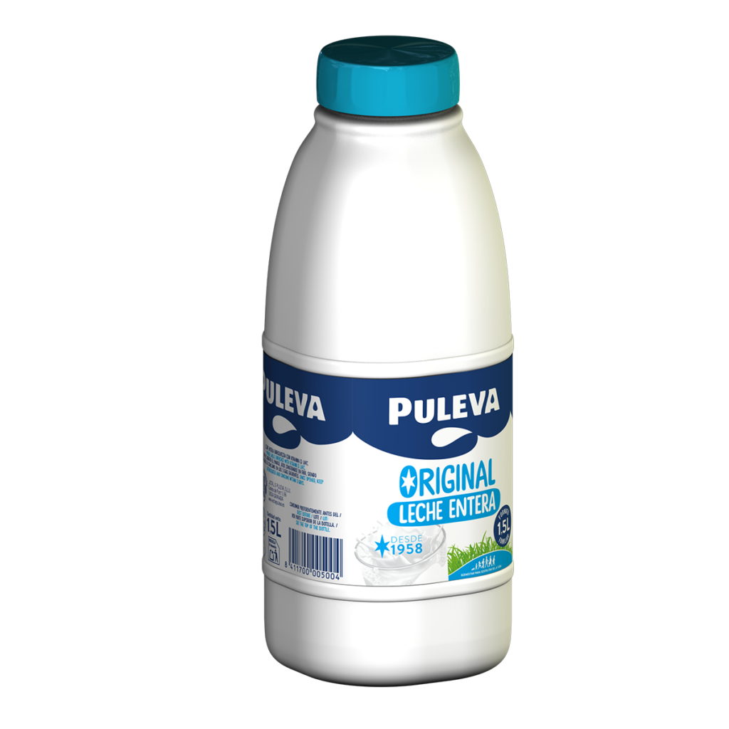 Botella de leche PULEVA Original Entera 1.5L