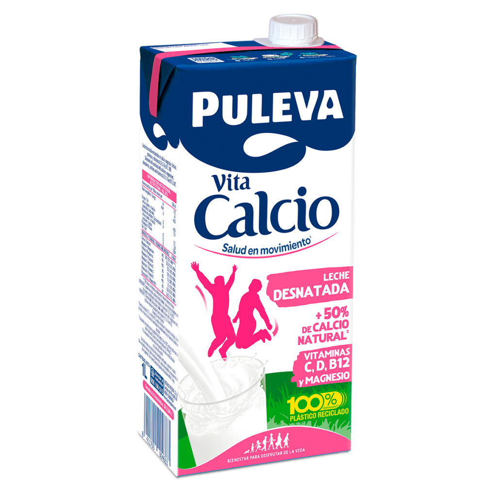 Puleva Vita Calcio Desnatada Brik 1L