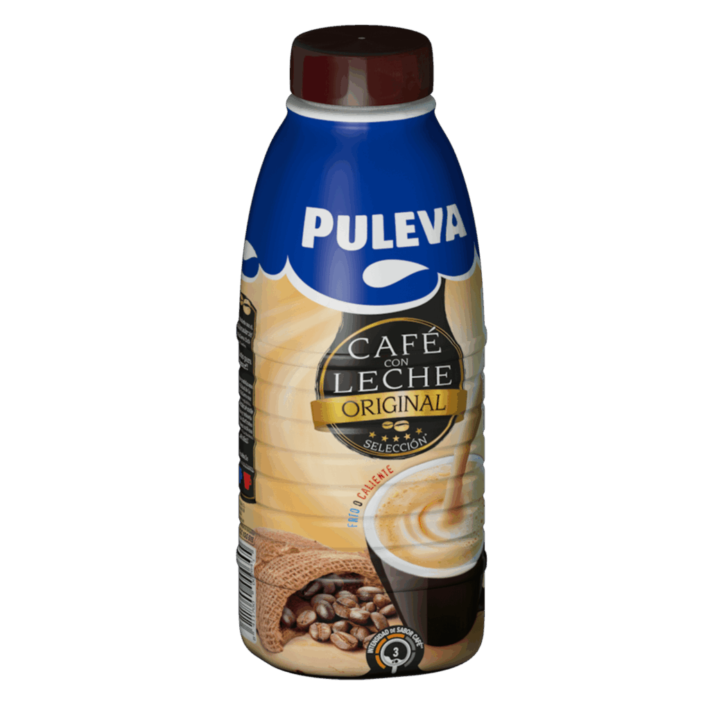 Botella de café con leche Puleva Delissa Original Selección bebida lista para servir