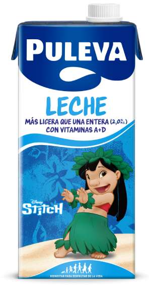 Envase de leche PULEVA Entera Stitch