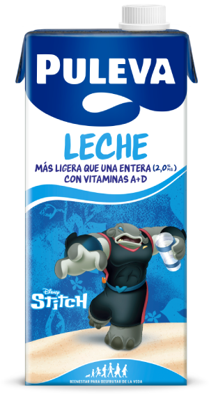 Puleva Leche Entera con Jumba - leche entera con vitaminas A y D campaña