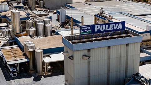 Planta de producción industrial de Puleva - instalación de fabricación de leche