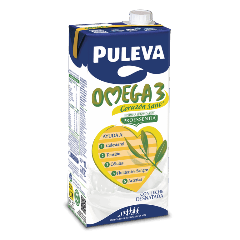 Puleva Omega 3 Clásica leche desnatada - producto lácteo con Proessentia